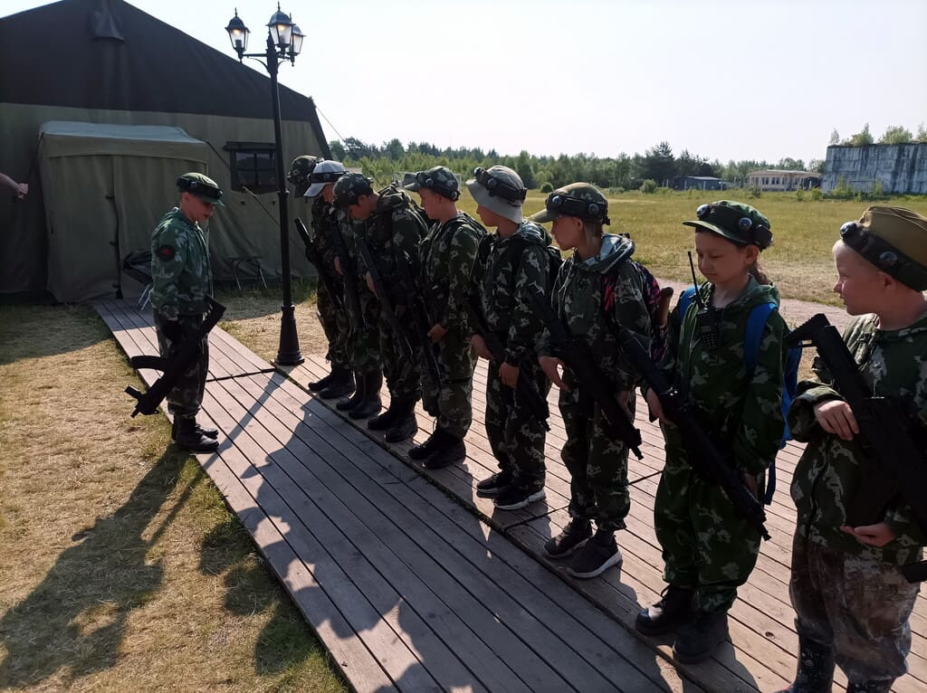 Первая смена тренировочных военно-спортивных сборов