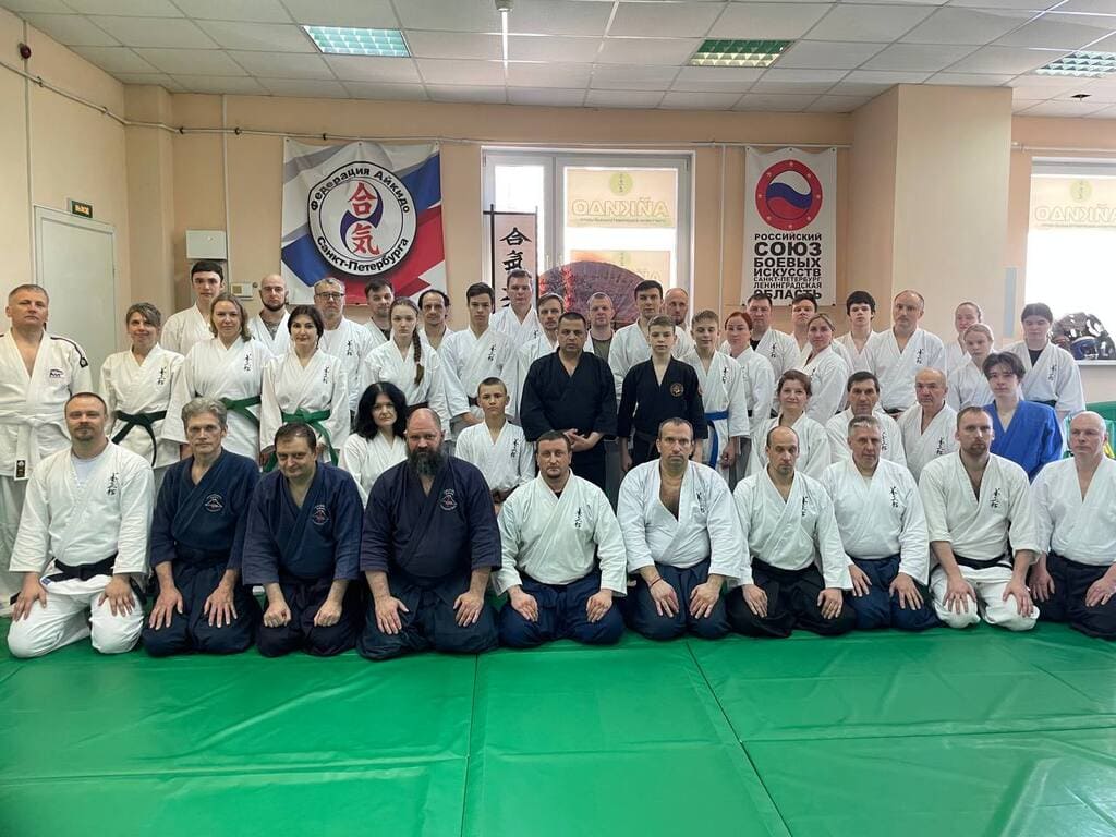 Плановый аттестационный семинар по Айкидо и Айкидзюдзюцу Yoseikan в Санкт-Петербурге.
